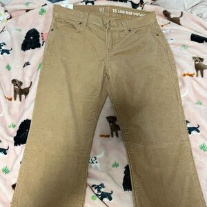 GAP Kids Tan Corduroy Pants SIZE 16